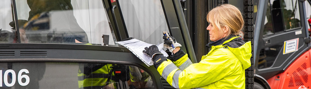 Dialog truckförare och arbetsledare