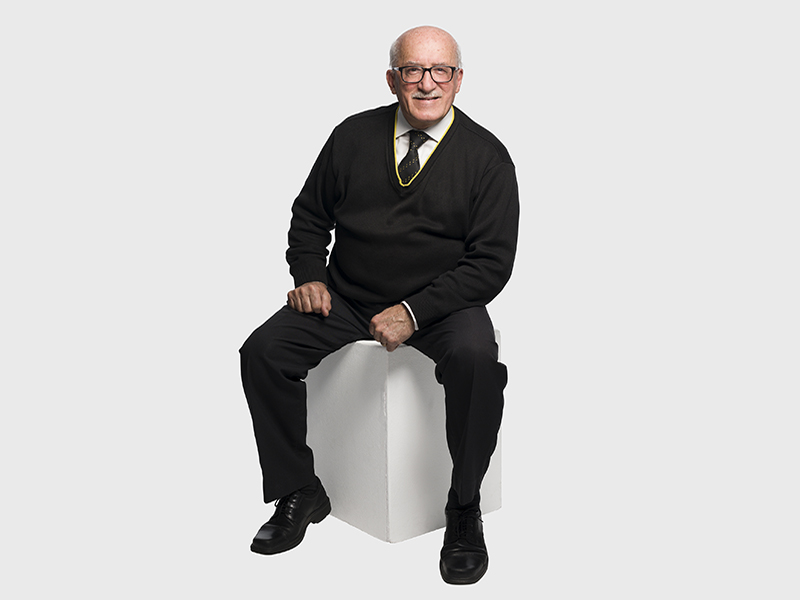 Porträtt på en taxiförare