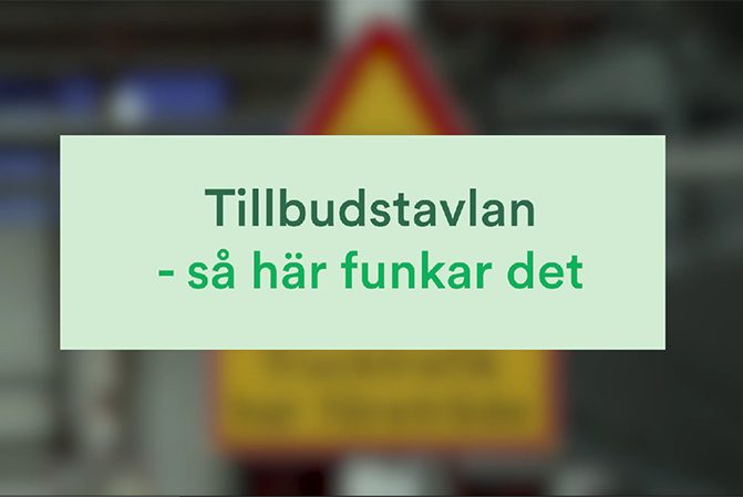 Tillbudstavla