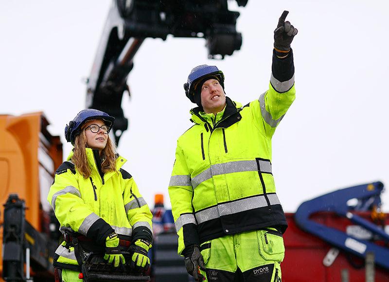 Handledare Nicklas och Victoria Johansson