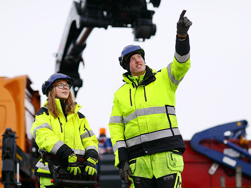 Handledare Nicklas och Victoria Johansson
